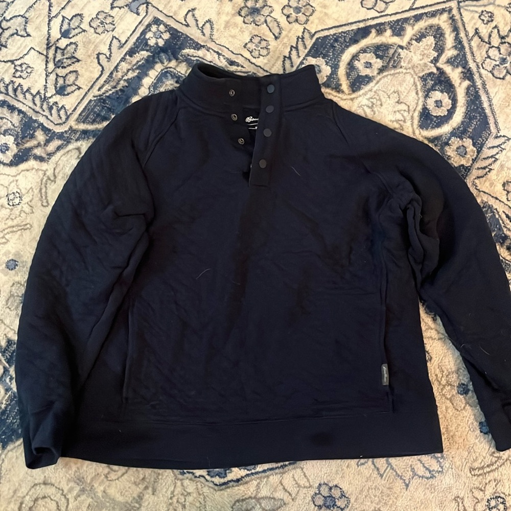 Quilted Men’s Quarter pullover